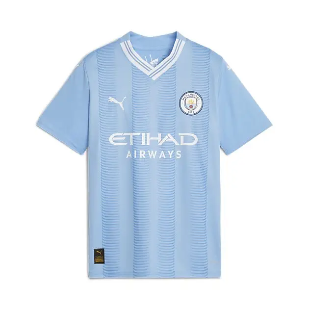 PUMA Manchester City Hjemmedrakt Replica 23/24 Junior Team Light Blue-PUMA White Junior