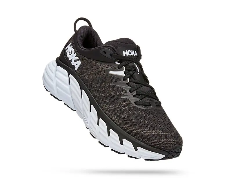 HOKA W GAVIOTA 4 BWHT/BLACK / WHITE Dame
