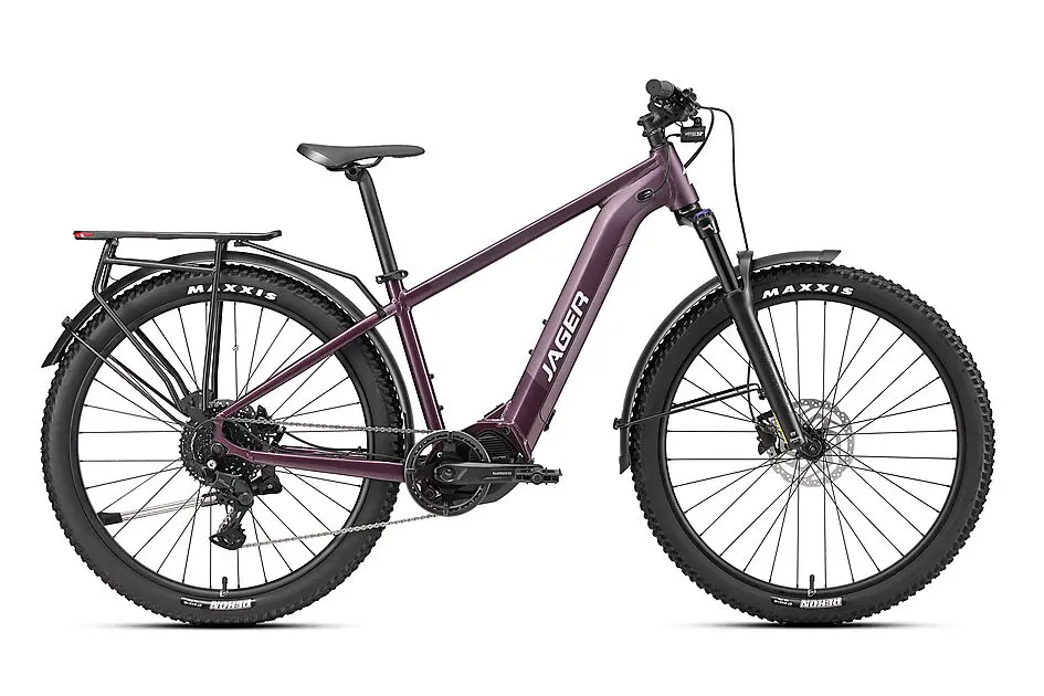 JAGER Recon LM elsykkel dame Aubergine Dame