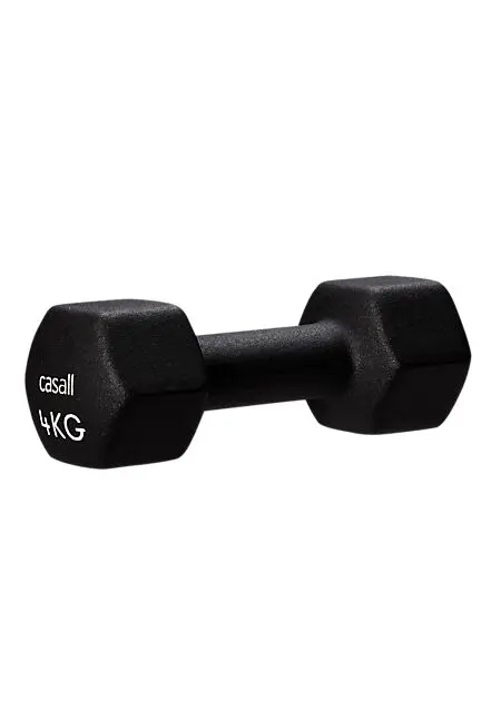 CASALL Classic Dumbbell 4kg Black/white Unisex | Sport1.no