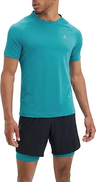 ENERGETICS Ailo SS teknisk t-skjorte herre BLUE AQUA Herre | Intersport.no