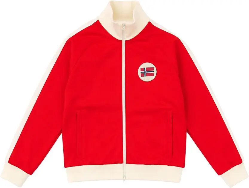 FANHAUS NFF Retro Track Top Red Unisex | Intersport.no