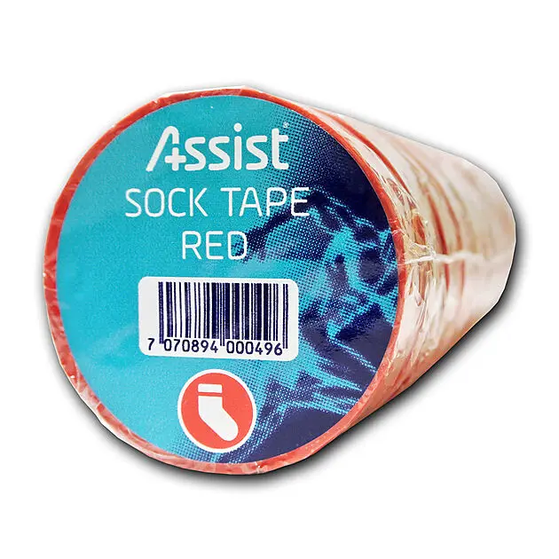 ASSIST STRØMPETAPE RØD - 10 PK RØD Alle | Sport1.no