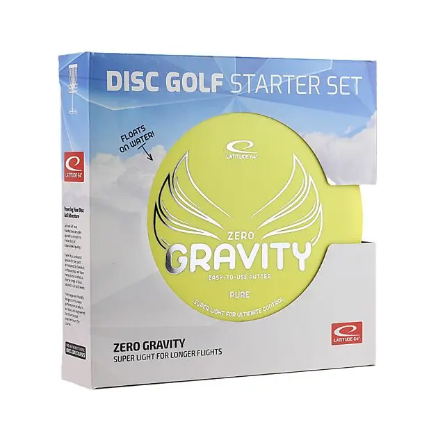 LATITUDE 64 Zero Gravity Disc Golf Starter Set Assorted Colors Alle