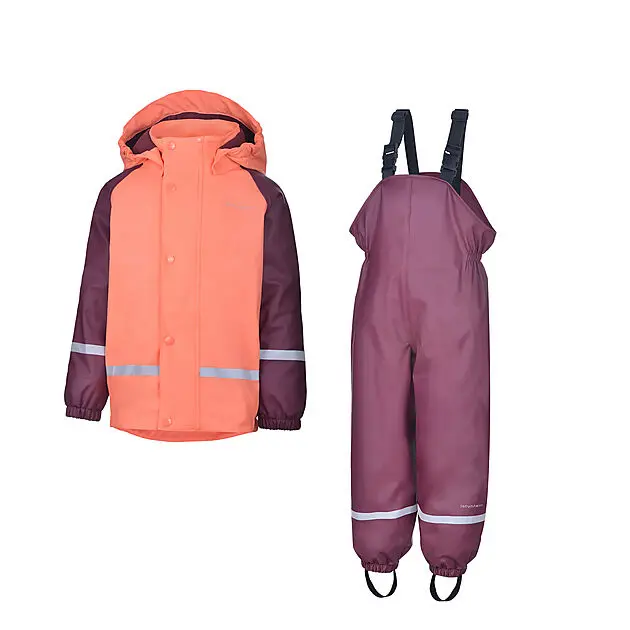 JOTUNHEIM Reinstråe PU sett m/fleece Mini Fresh Salmon/Fig Barn | Sport1.no