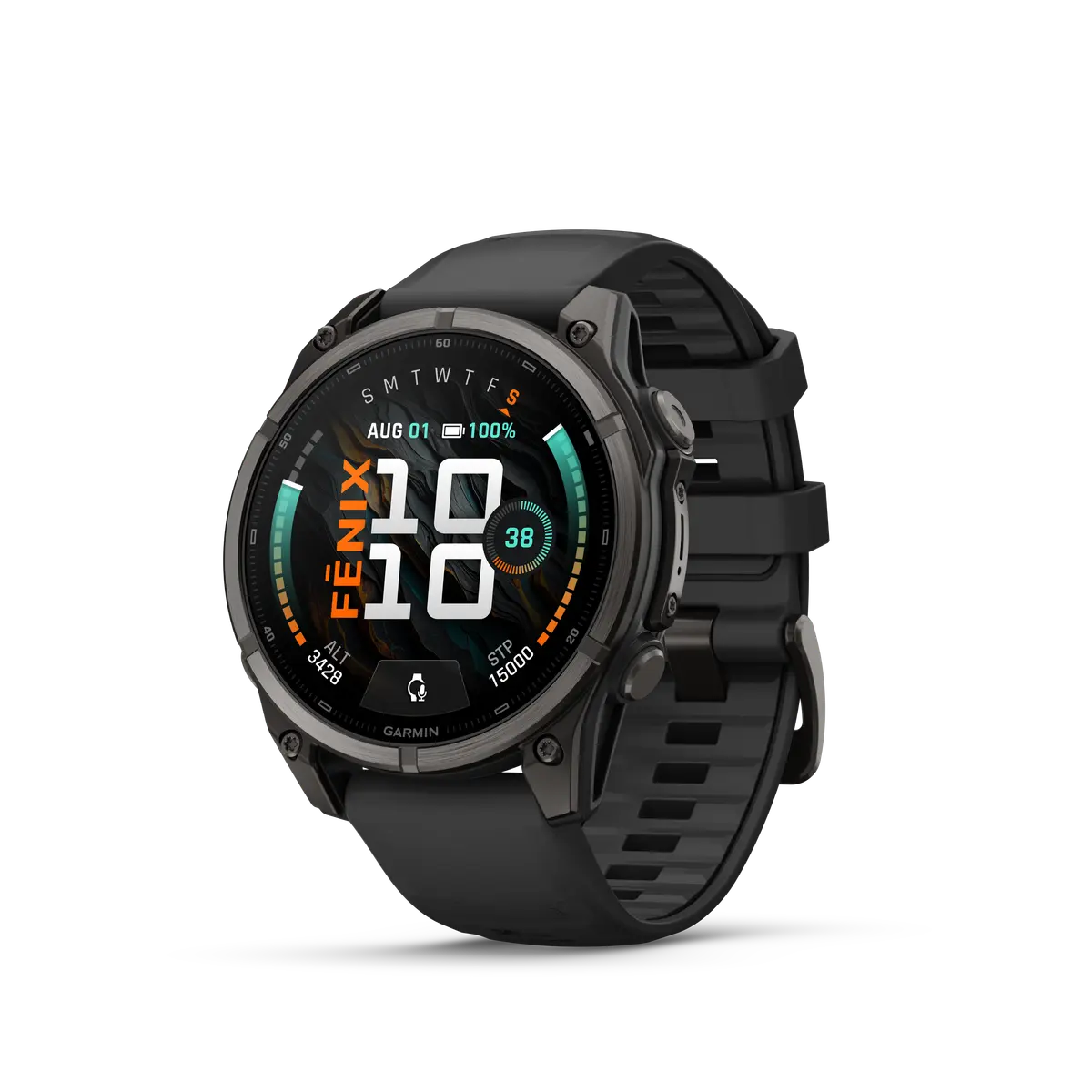 Garmin Fenix 9 Dlc Carbon Silicone Band
