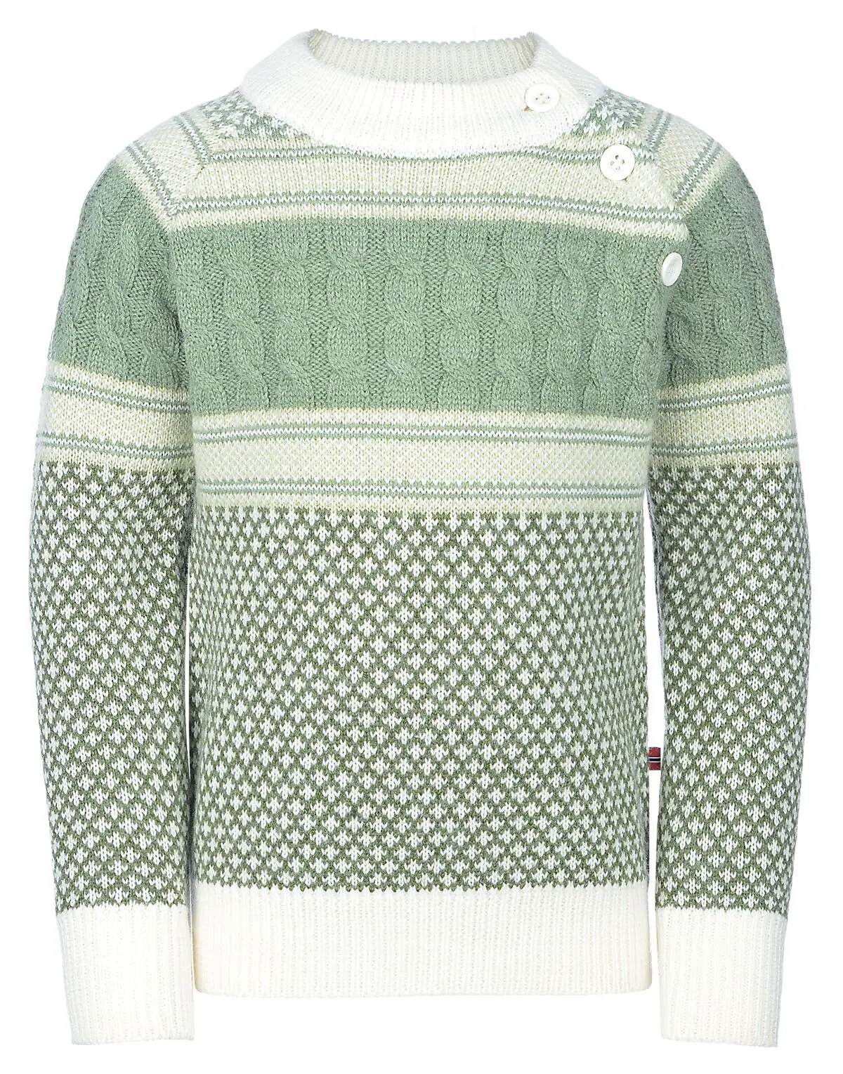 JOTUNHEIM Ringsbreen Ullgenser Mini Bronze Green Barn