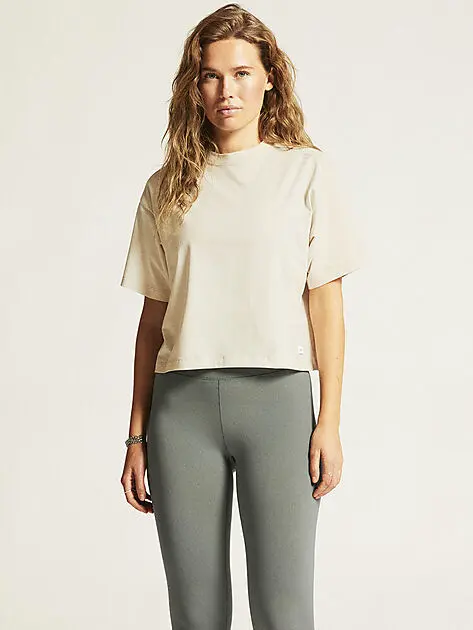 CRAFT Collective Relaxed Ss Tee W Plaster Dame