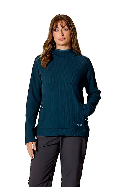 RAB Hepton Pullover Hoody Wmns Tempest Blue Dame