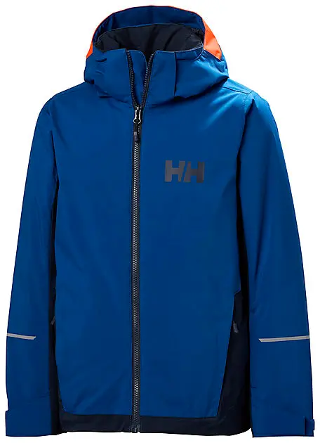HELLY HANSEN JR QUEST JACKET DEEP FJORD Barn