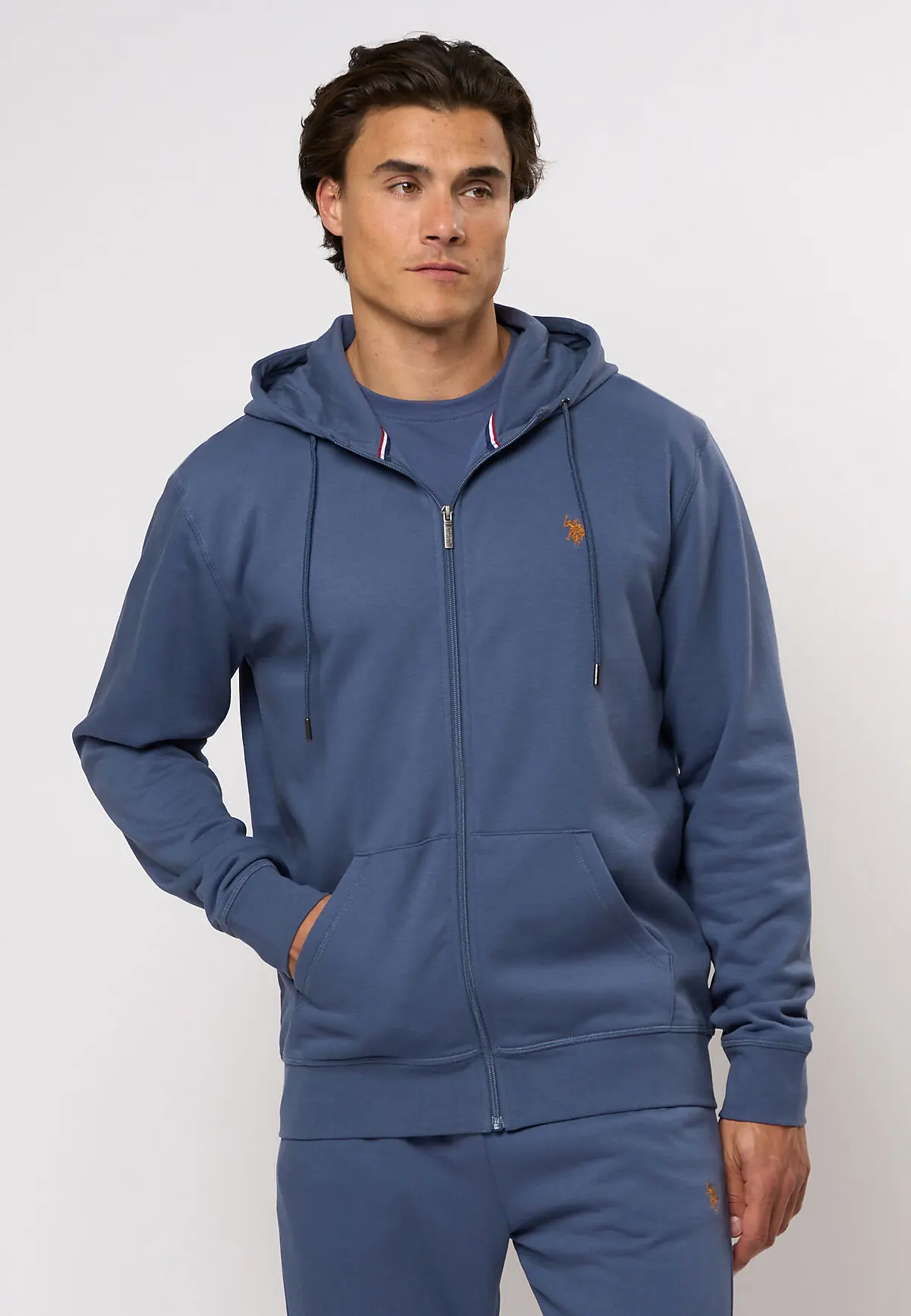 U.S. POLO ASSN. OTTO REG USPA M SWEAT Vintage Indigo Herre