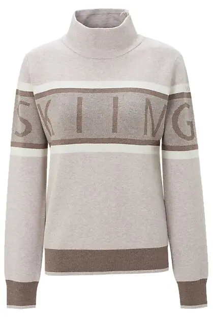 WOOLLAND Solsidan Sweater Woman Cognac Dame