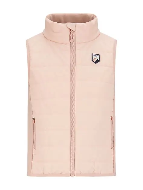 WOOLLAND Besseggen Vest Girl Rose Smoke Barn