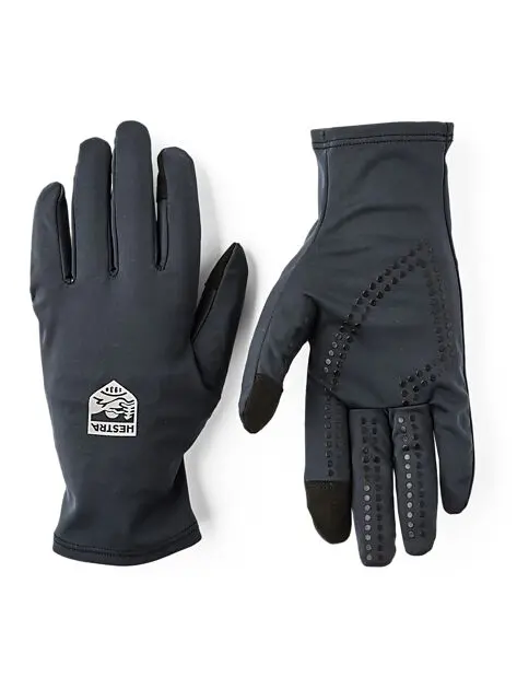 HESTRA Windbreaker Liner Light - 5 finger Black Unisex