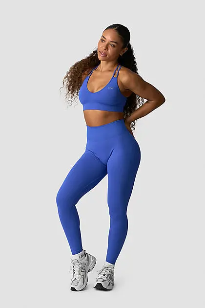 ICANIWILL Define Seamless V-shape Tights Virtual Blue Dame | Sport1.no