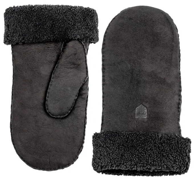 HESTRA Sheepskin Mitt Black Dame | Sport1.no