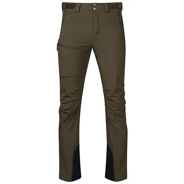 BERGANS OF NORWAY Breheimen Softshell Pants Dark Green Mud Herre