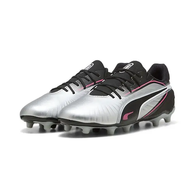 PUMA KING MATCH FG/AG Jr PUMA Silver-PUMA Black-Sun Struck-PUMA White Junior