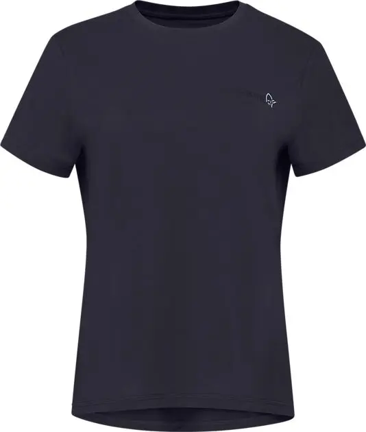 NORRØNA femund tech T-shirt W's Caviar Black Dame