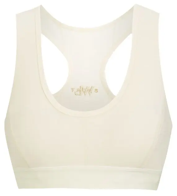 WOOLLAND Sandfjellet sports-BH dame Ivory Dame