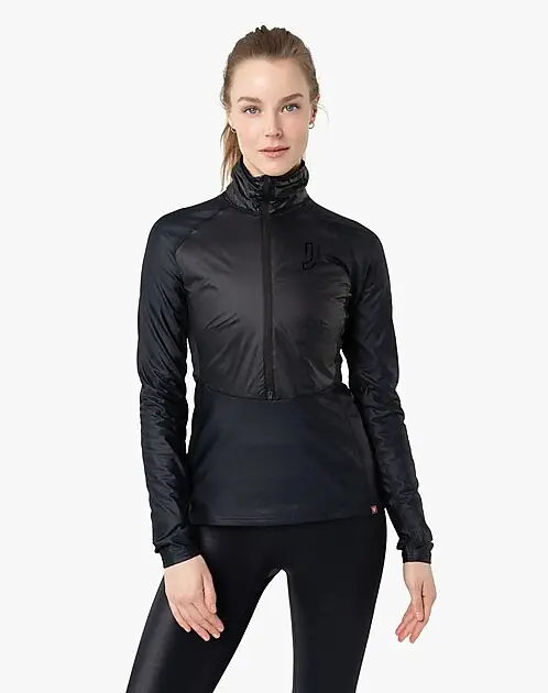 JOHAUG Gleam Primaloft Half Zip jakke dame Black Dame