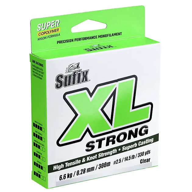 SUFIX XL Strong Clear 300m 0,20mm 3,3kg Alle