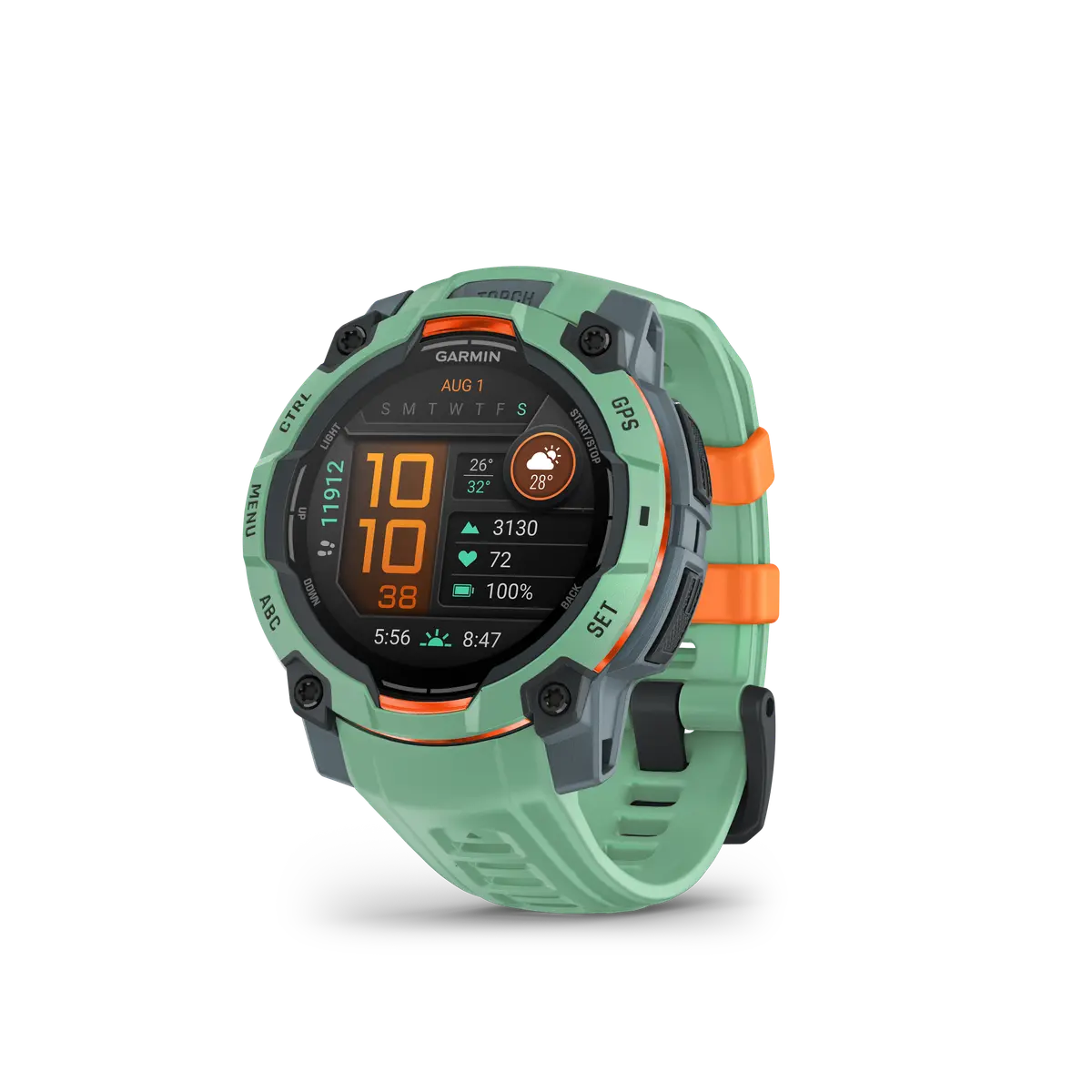Instinct 3 - 45mm, AMOLED,Neo Tropic Bezel with Neo Tropic Band