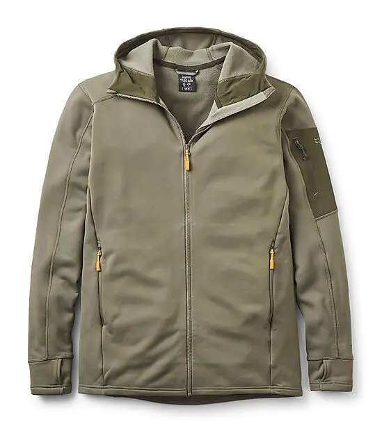 RAB Modulus Hoody Light Khaki Herre