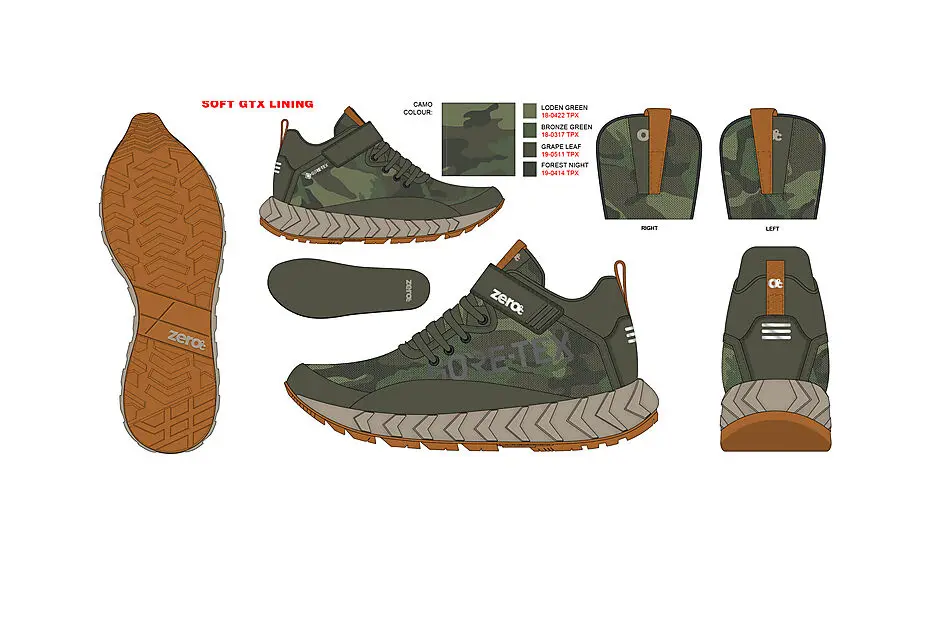 ZERO°C TÅSEN GTX JR olive/camoflage Barn | Sport1.no