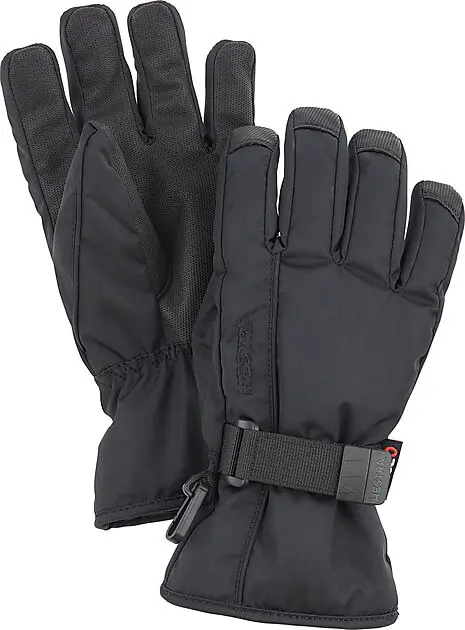 HESTRA Isaberg CZone Jr - 5 finger vinterhanske Black Junior