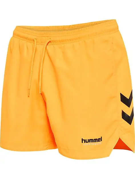 HUMMEL hmlNED SWIM SHORTS ORANGE POP Herre | Sport1.no