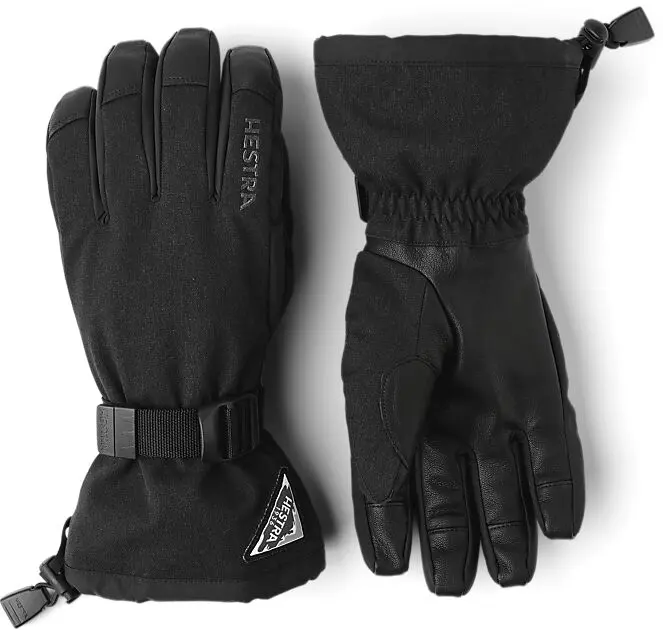 HESTRA Powder Gauntlet alpinhansker herre Black Unisex