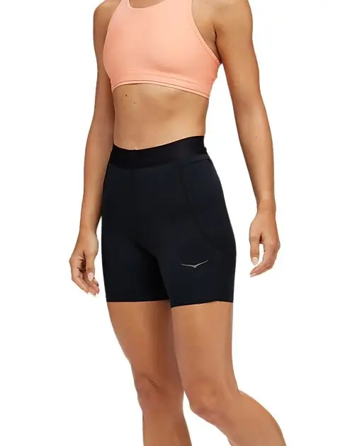 HOKA W 6'' KNIT SHORT BLACK Dame | Sport1.no