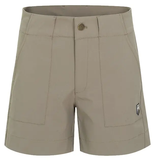 WOOLLAND Romsdalseggen Shorts Long Woman Driftwood Dame