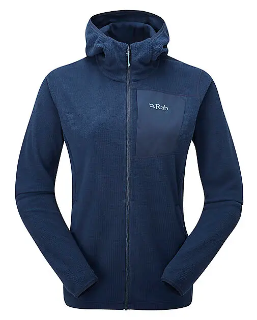 RAB Tecton Hoody fleecejakke dame Deep Ink Dame