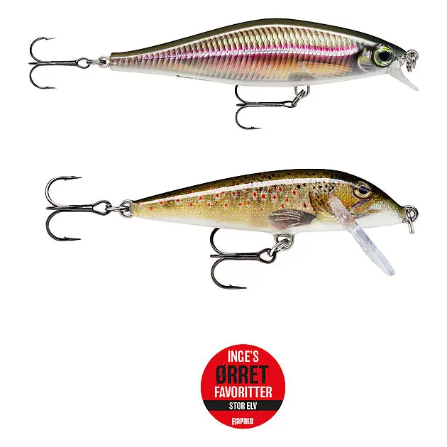 RAPALA Inge Rønning's Ørretfavoritter Stor Elv 2pk No color Alle