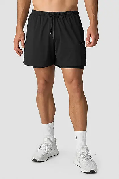 ICANIWILL Stride 2-in-1 Shorts M Black Herre | Sport1.no