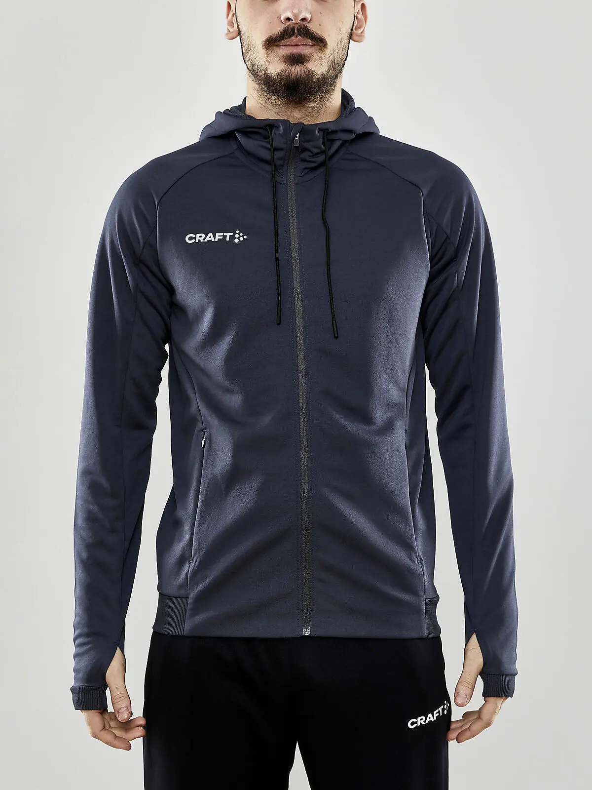 CRAFT Evolve Hood Jacket M Asphalt Herre