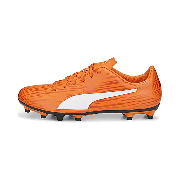PUMA Rapido III FG/AG Jr Dragon Fire-PUMA White-Chili Powder-PUMA Black Junior | Sport1.no