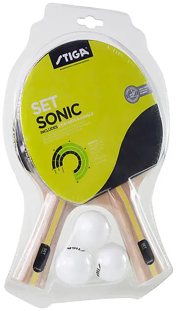 STIGA Set Sonic Svart Alle