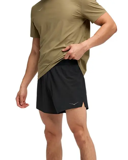HOKA M GLIDE 5'' SHORT W/ BRIEF BLACK Herre | Sport1.no