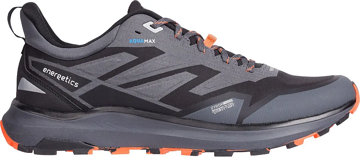 ENERGETICS Zyrox Trail AQX M BLACK/ANTHRACITE/ANTHRACITE/ORANGE Herre | Sport1.no