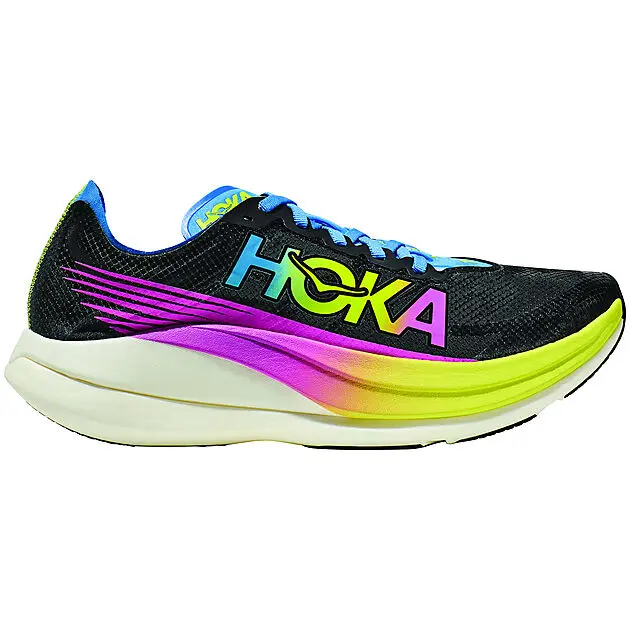HOKA U ROCKET X 2 BLACK / MULTI Unisex