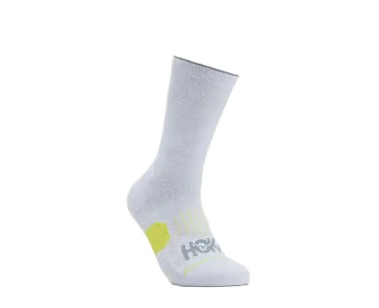 HOKA U CREW RUN SOCK 3-PACK WHITE / WHITE / WHITE Unisex | Sport1.no