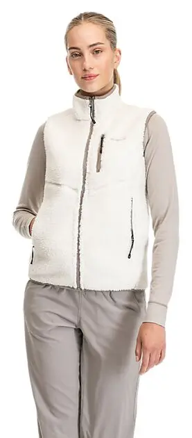 Lunnan Pile Fleece Vest Women