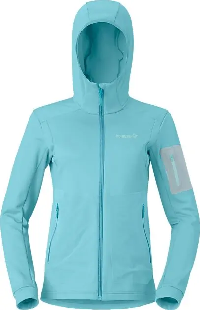 NORRØNA falketind warm2 stretch Hood W's Brittany Blue Dame