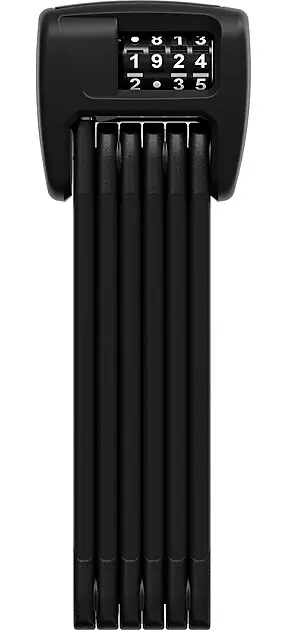 ABUS Foldelås Bordo 6000C/90cm m/kode (Level 9) Black Alle