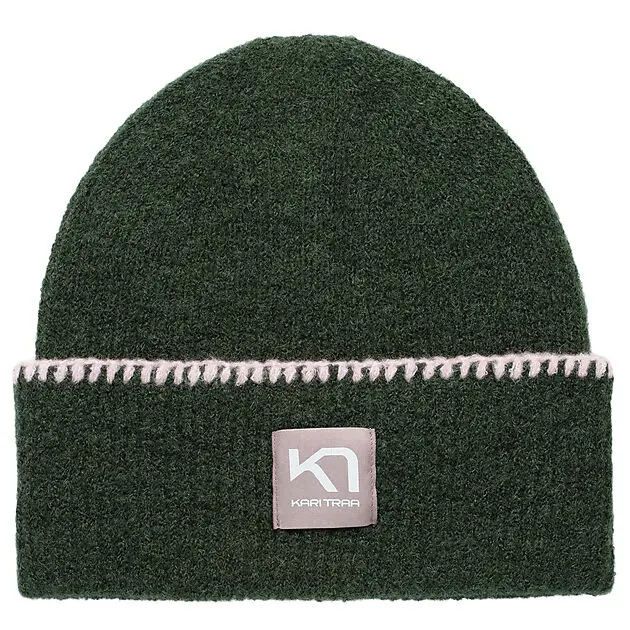 KARI TRAA ROTHE WOOL BEANIE THYME Dame