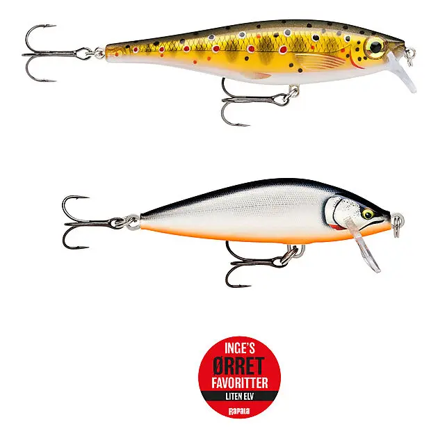 RAPALA Inge Rønning's Ørretfavoritter Liten Elv 2pk No color Alle