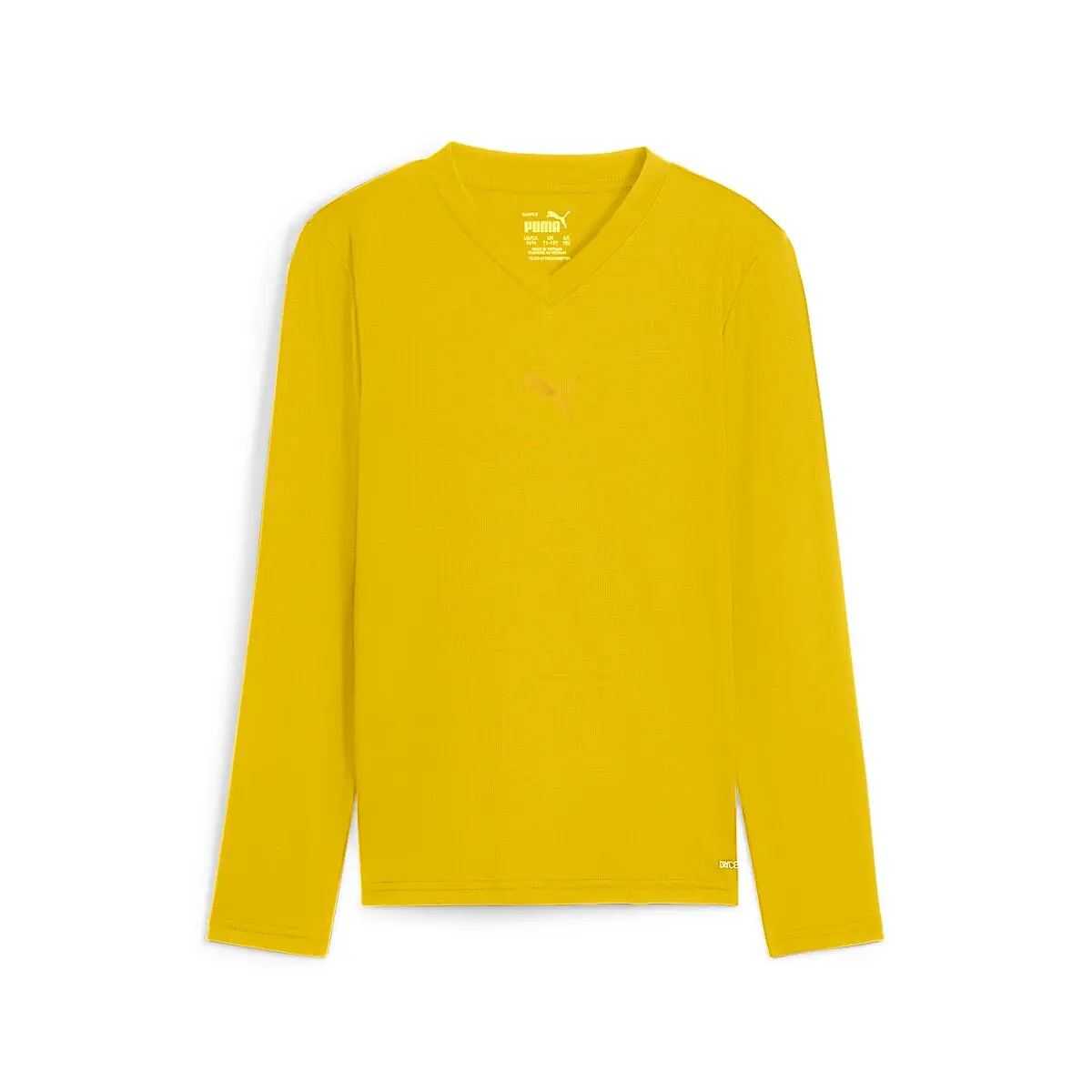 PUMA teamGOAL Baselayer Tee LS Jr. Faster Yellow-Sport Yellow Junior